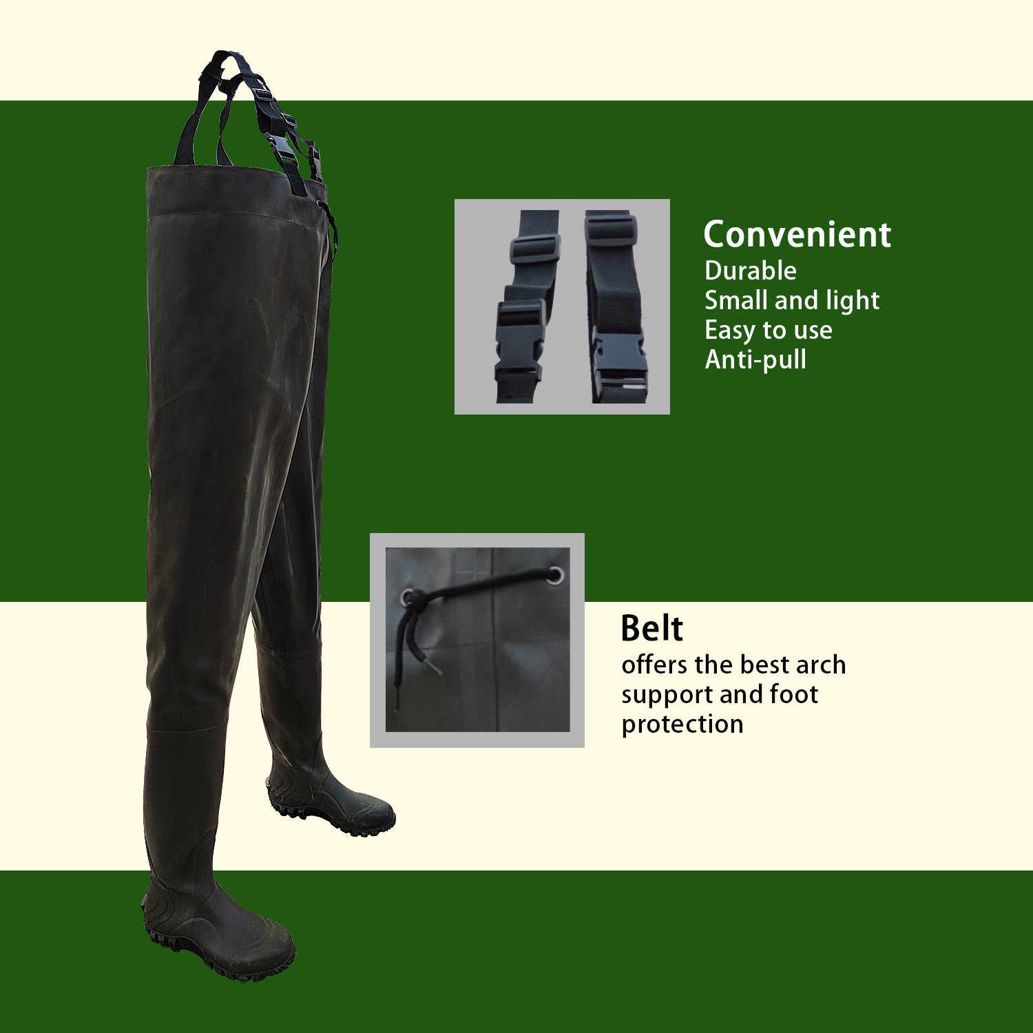 DSHT-CW-402 Rubber Chest waders